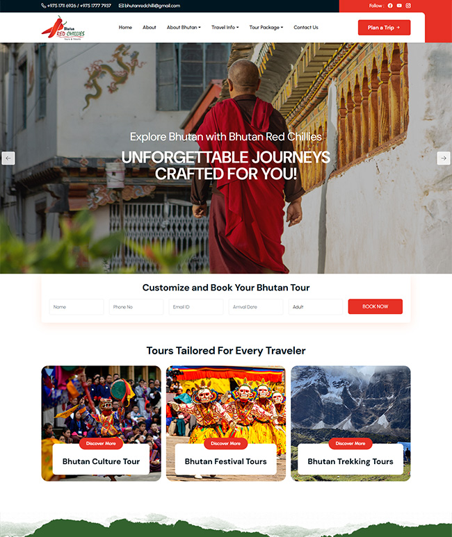 Bhutan Red Chillies Tours and Travels