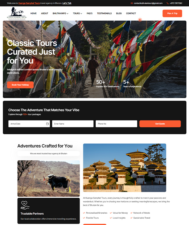 Kuenga Samphel Tours